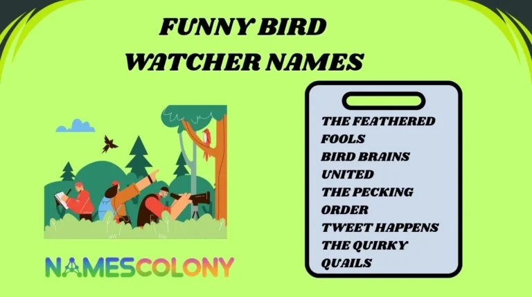 Funny Bird Watcher Names
