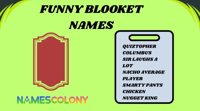 Funny Blooket Names