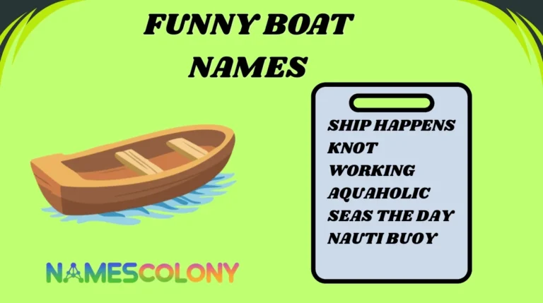 Funny Boat Names