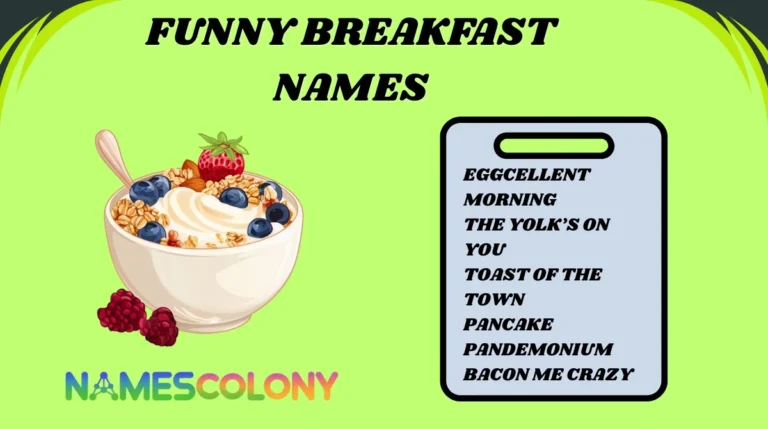 Funny Breakfast Names