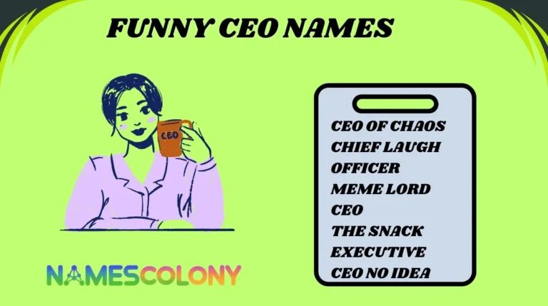 Funny CEO Names