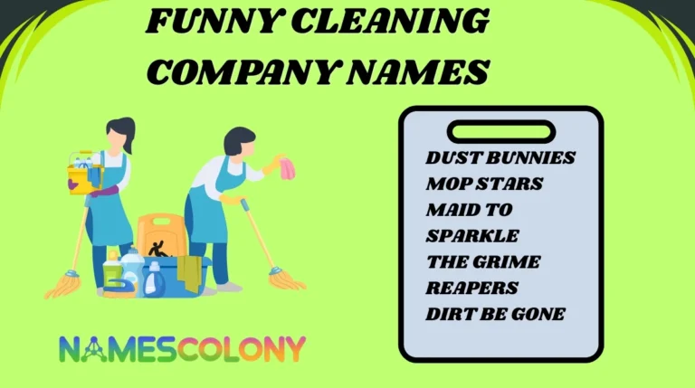 Funny Cleaning Company Names