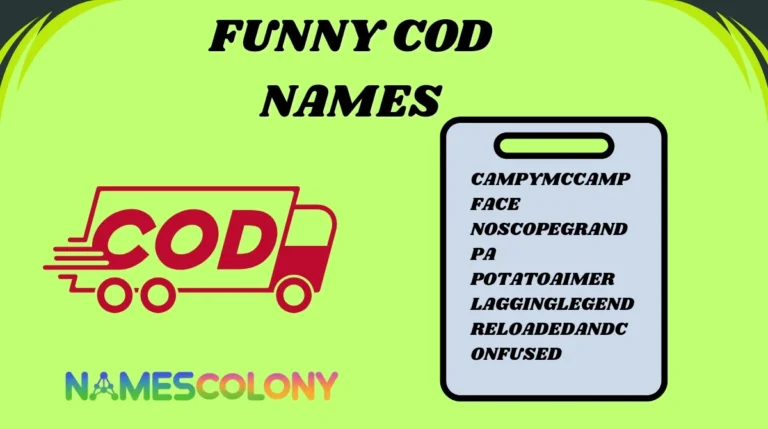 Funny COD Names