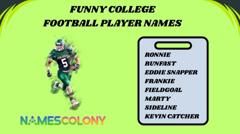 Funny College Football Player Names