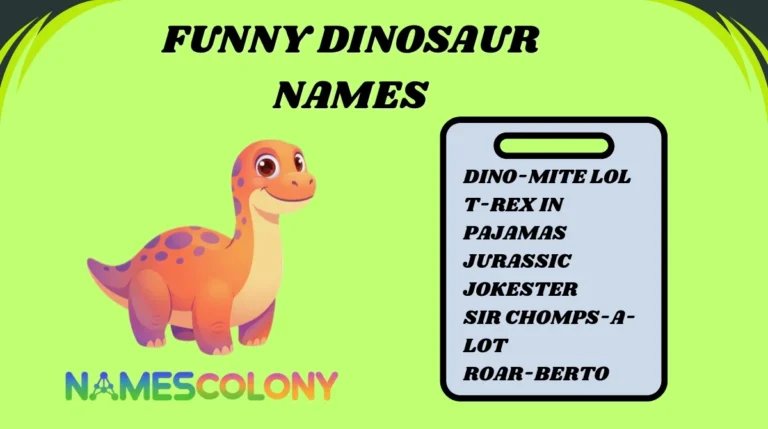 Funny Dinosaur Names