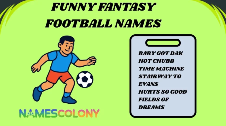 Funny Fantasy Football Names