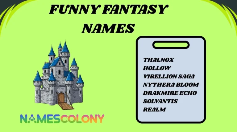 Funny Fantasy Names