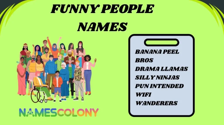 Funny People Names