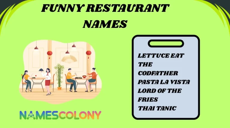 Funny Restaurant Names
