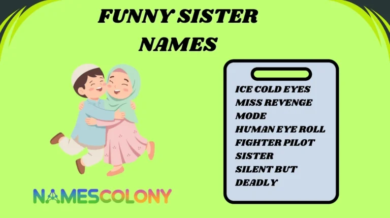 Funny Sister Names