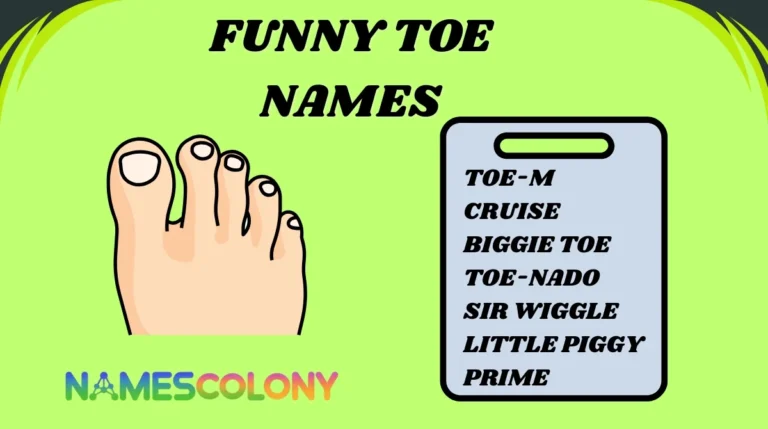 Funny Toe Names