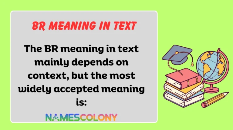 BR Meaning in Text