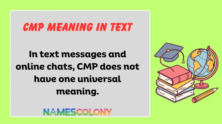 CMP Meaning in Text