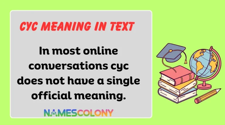 CYc Meaning in Text