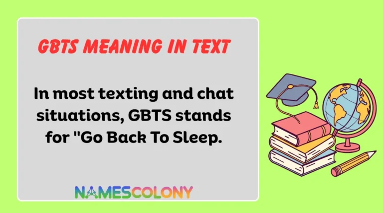 GBTS Meaning in Text