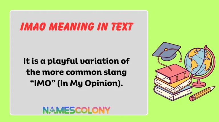 IMAO Meaning in Text