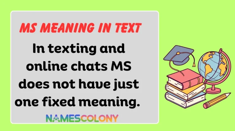 MS Meaning in Text