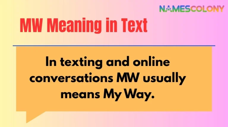 MW Meaning in Text