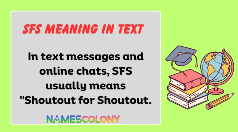 SFS Meaning in Text