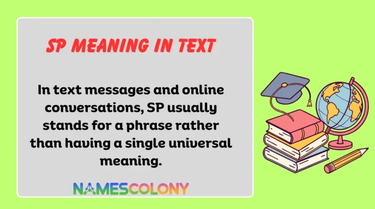 SP Meaning in Text