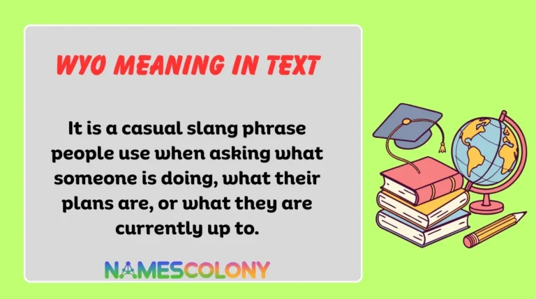 WYO Meaning in Text