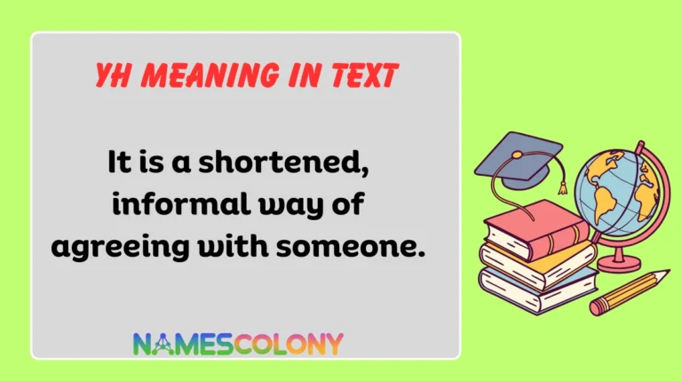 YH Meaning in Text